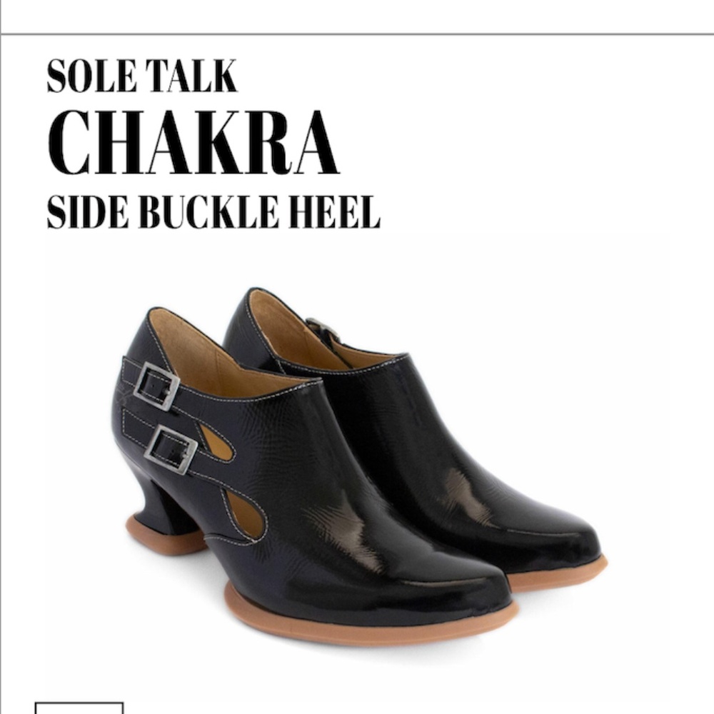 Elegant Black, Patent Leather Fluevog Heels